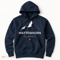 Matterhorn Switzerland Mountains Rockclimbing Hiking Hoodie thumb 0