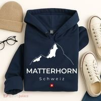 Matterhorn Switzerland Mountains Rockclimbing Hiking Hoodie thumb 4