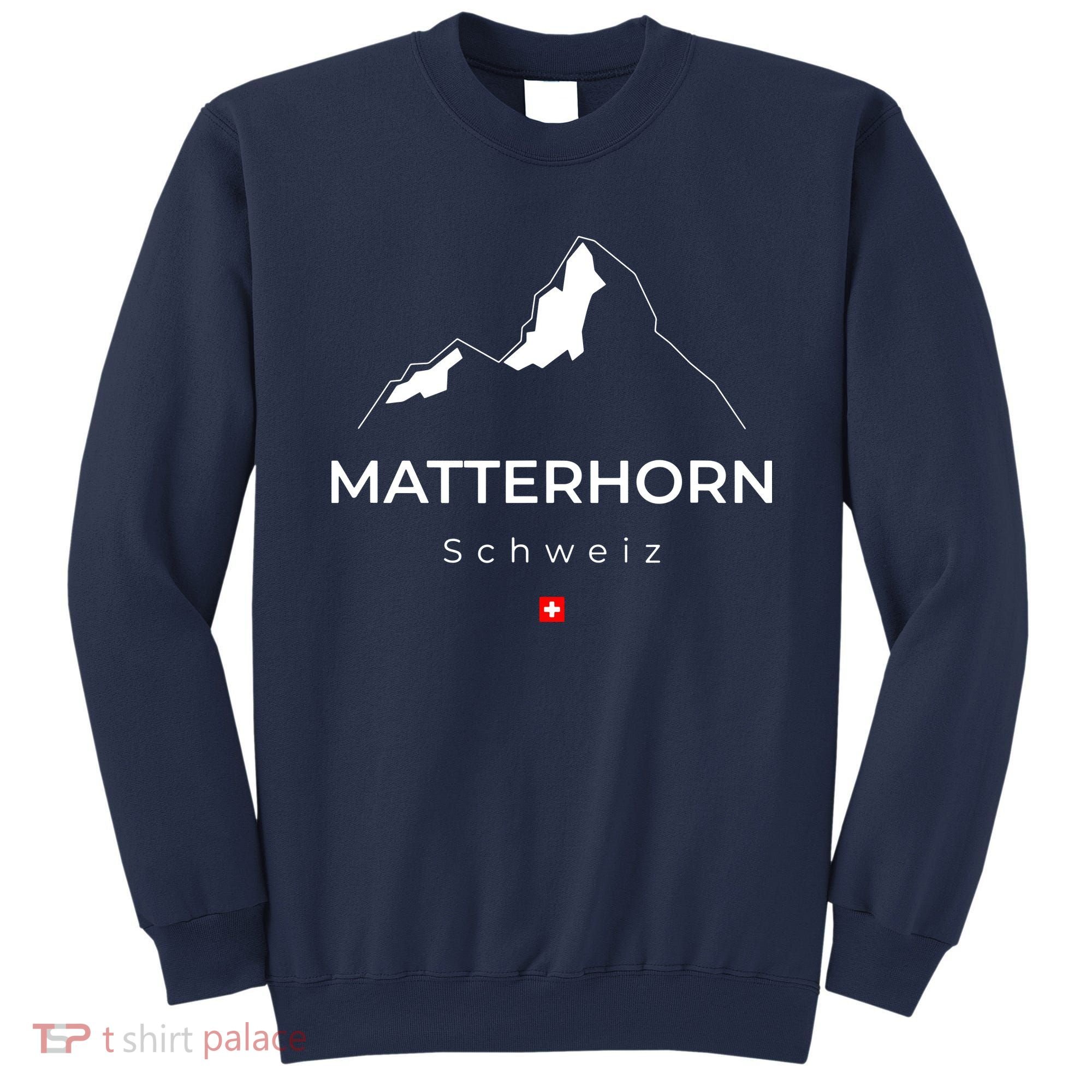 Matterhorn Switzerland Mountains Rockclimbing Hiking Sweatshirt