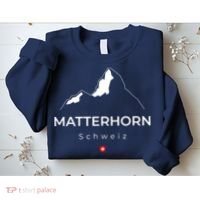 Matterhorn Switzerland Mountains Rockclimbing Hiking Sweatshirt thumb 2