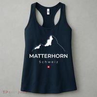 Matterhorn Switzerland Mountains Rockclimbing Hiking Women's Tank Top thumb 3