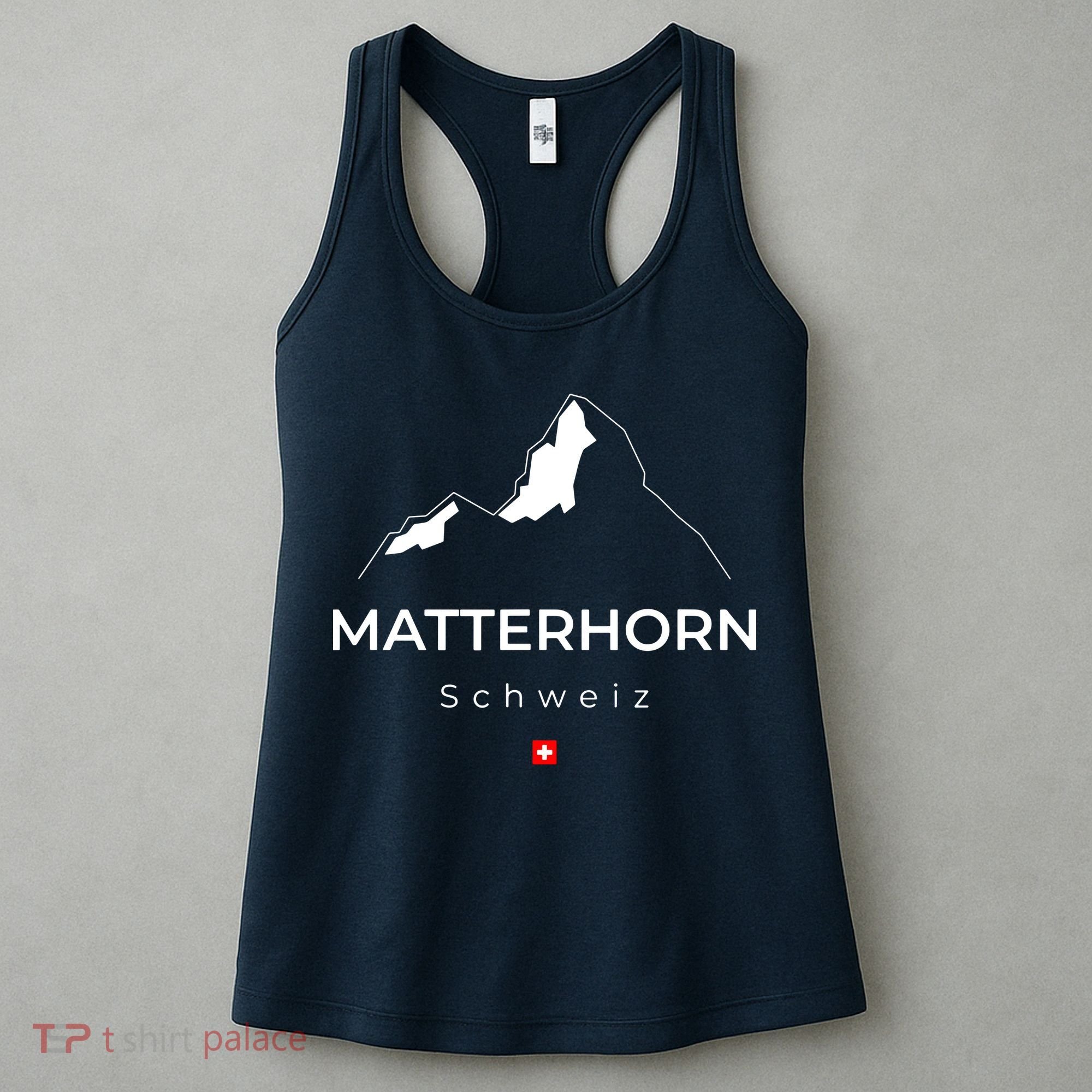 Matterhorn Switzerland Mountains Rockclimbing Hiking Women's Tank Top