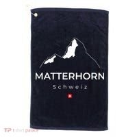 Matterhorn Switzerland Mountains Rockclimbing Hiking Golf Towel thumb 0