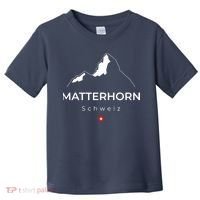 Matterhorn Switzerland Mountains Rockclimbing Hiking Toddler T-Shirt thumb 0