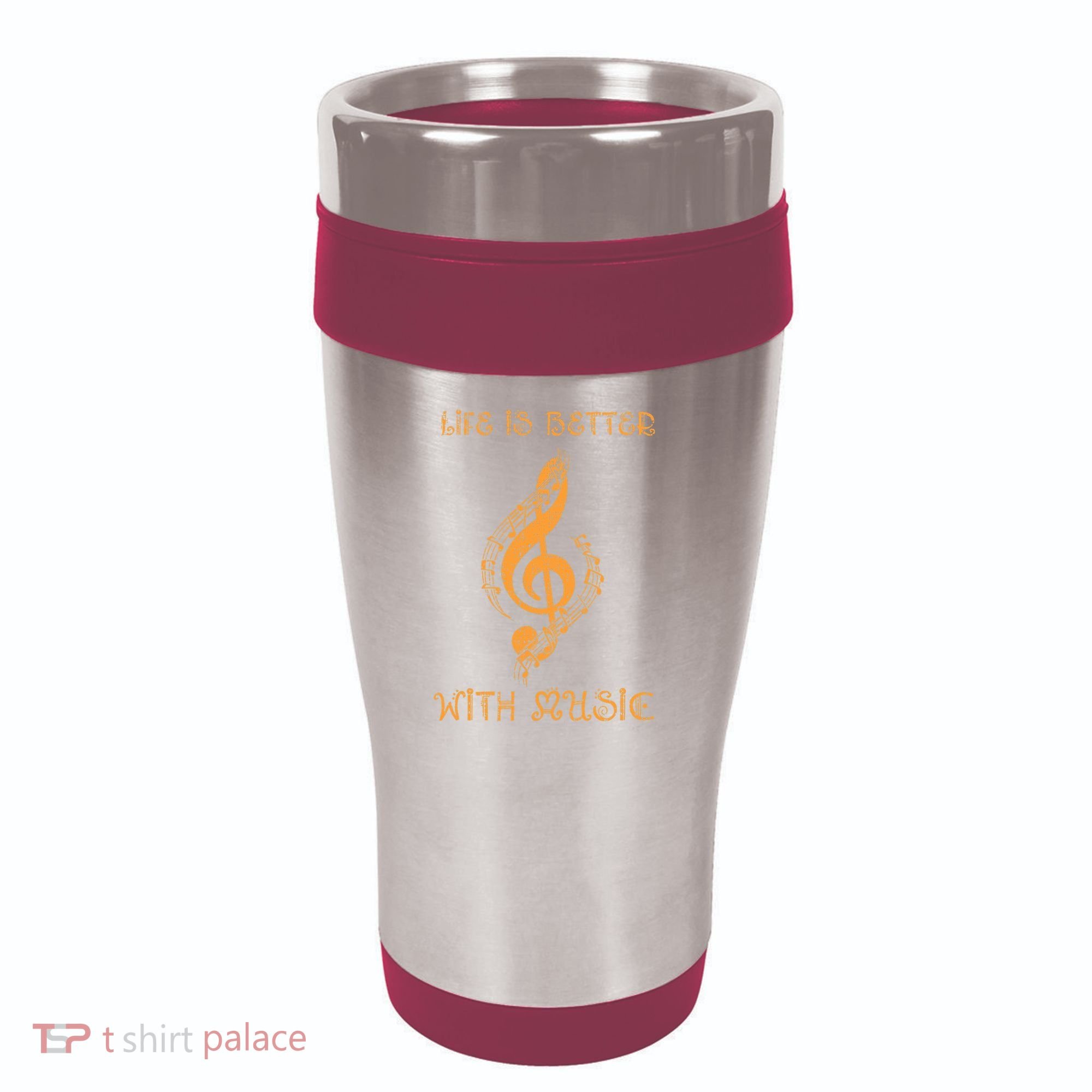 Musical Sheet Musical Note Melody Harmony Musician 16oz Travel Tumbler