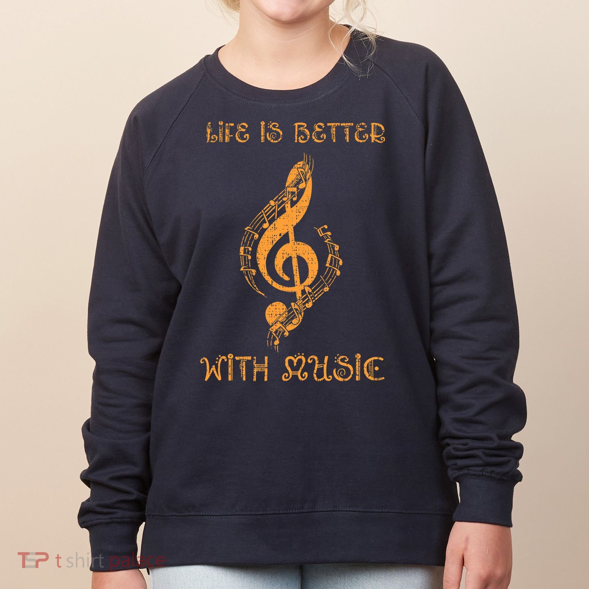 Musical Sheet Musical Note Melody Harmony Musician Women's Sweatshirt