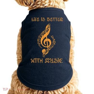 Musical Sheet Musical Note Melody Harmony Musician Doggie Tank
