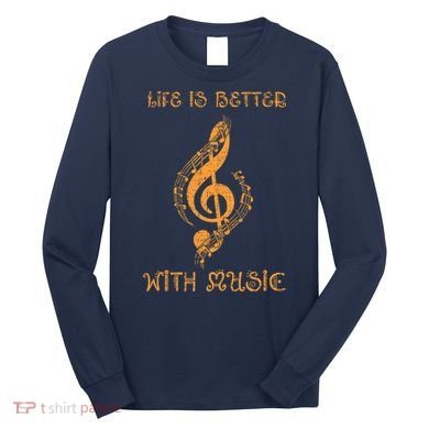 Musical Sheet Musical Note Melody Harmony Musician Long Sleeve Shirt