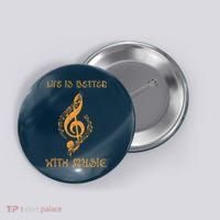 Musical Sheet Musical Note Melody Harmony Musician Button thumb 0