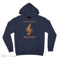 Musical Sheet Musical Note Melody Harmony Musician Tall Hoodie thumb 0