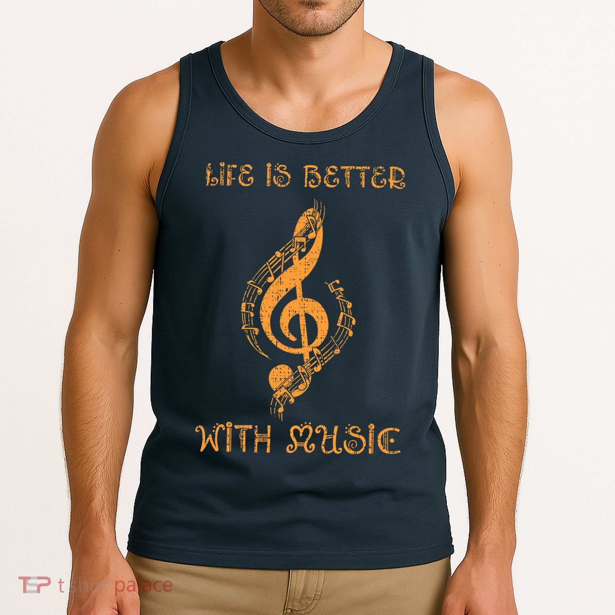 Musical Sheet Musical Note Melody Harmony Musician Tank Top