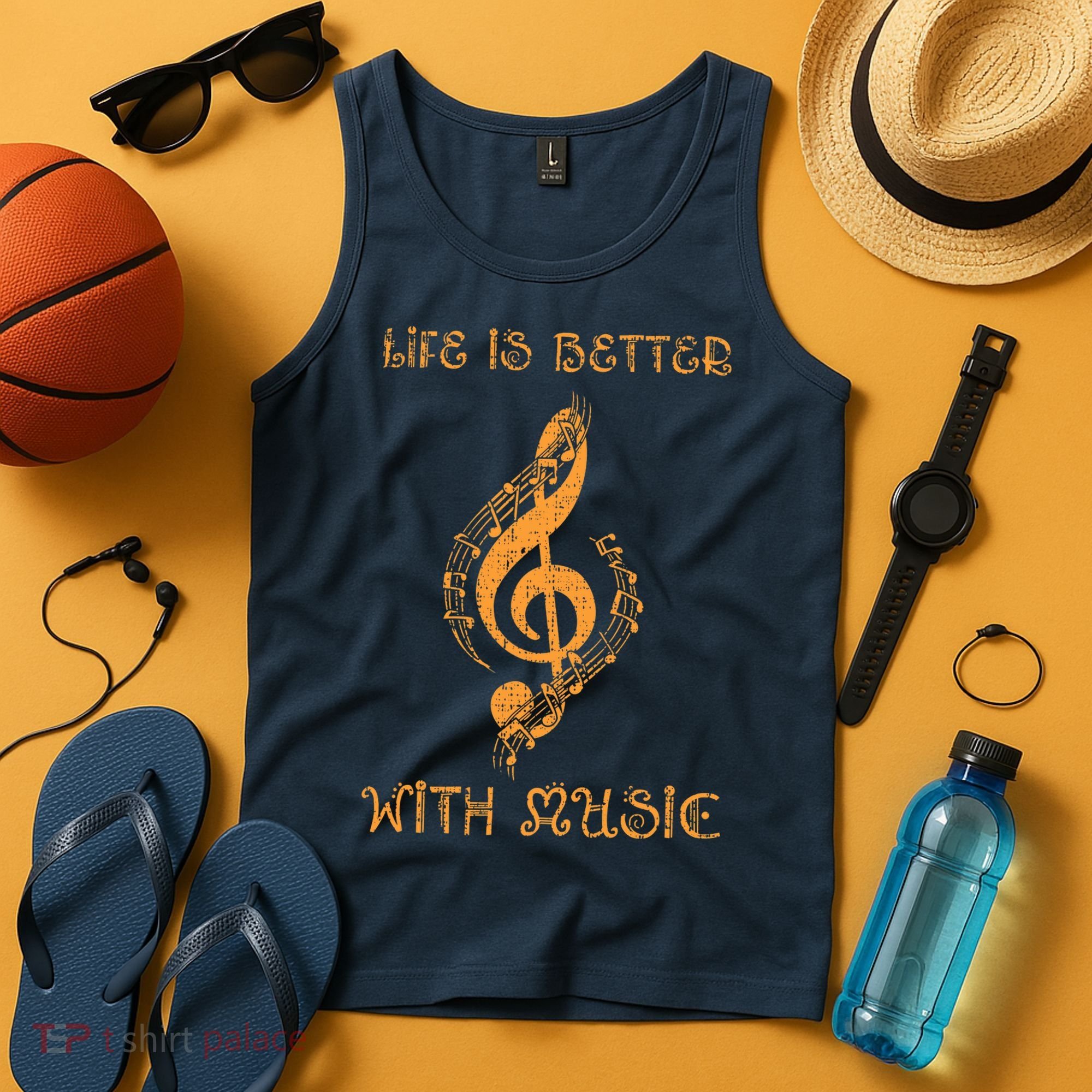 Musical Sheet Musical Note Melody Harmony Musician Tank Top