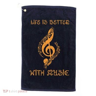 Musical Sheet Musical Note Melody Harmony Musician Golf Towel