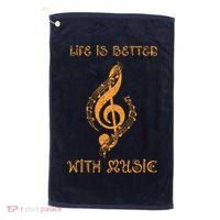Musical Sheet Musical Note Melody Harmony Musician Golf Towel thumb 0