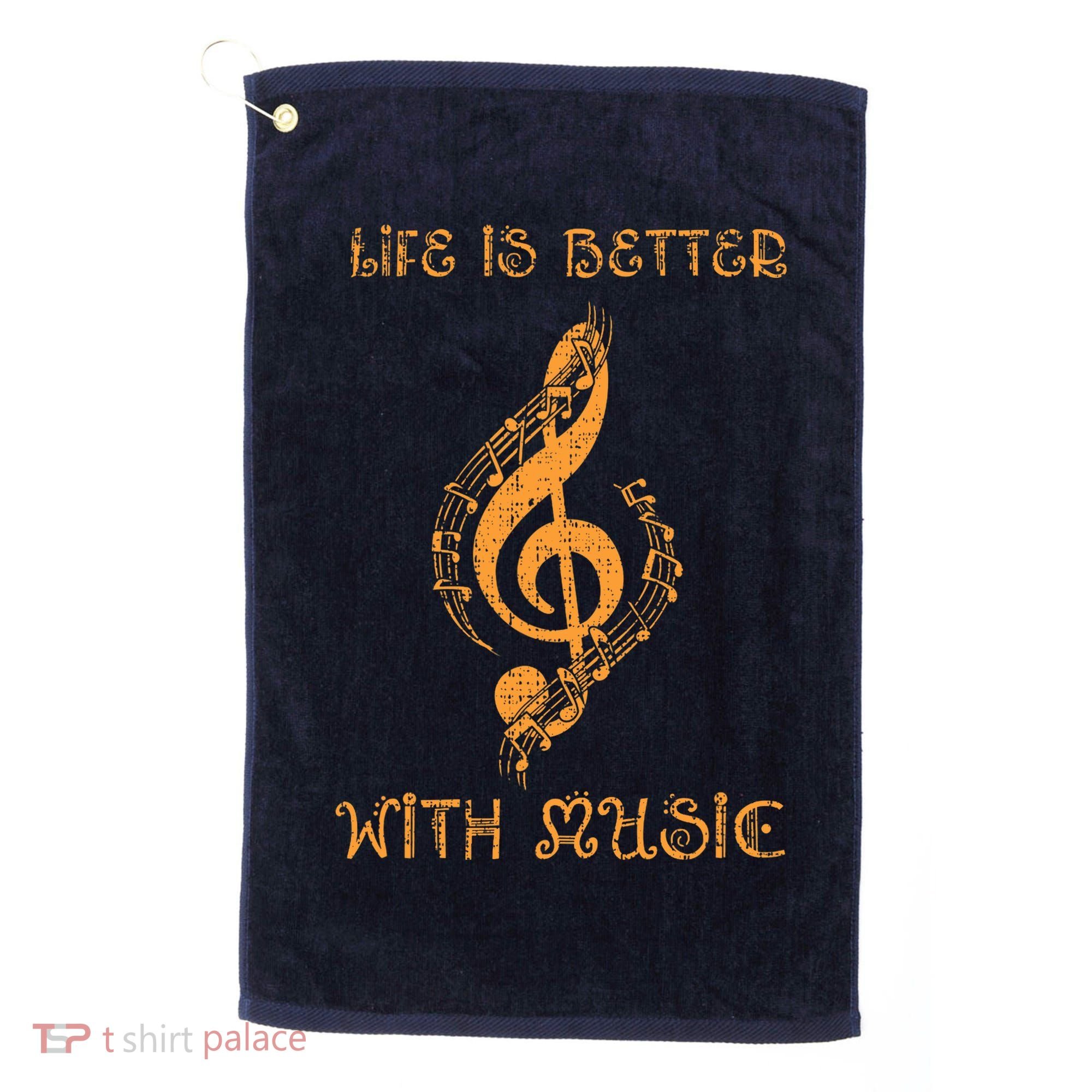 Musical Sheet Musical Note Melody Harmony Musician Golf Towel