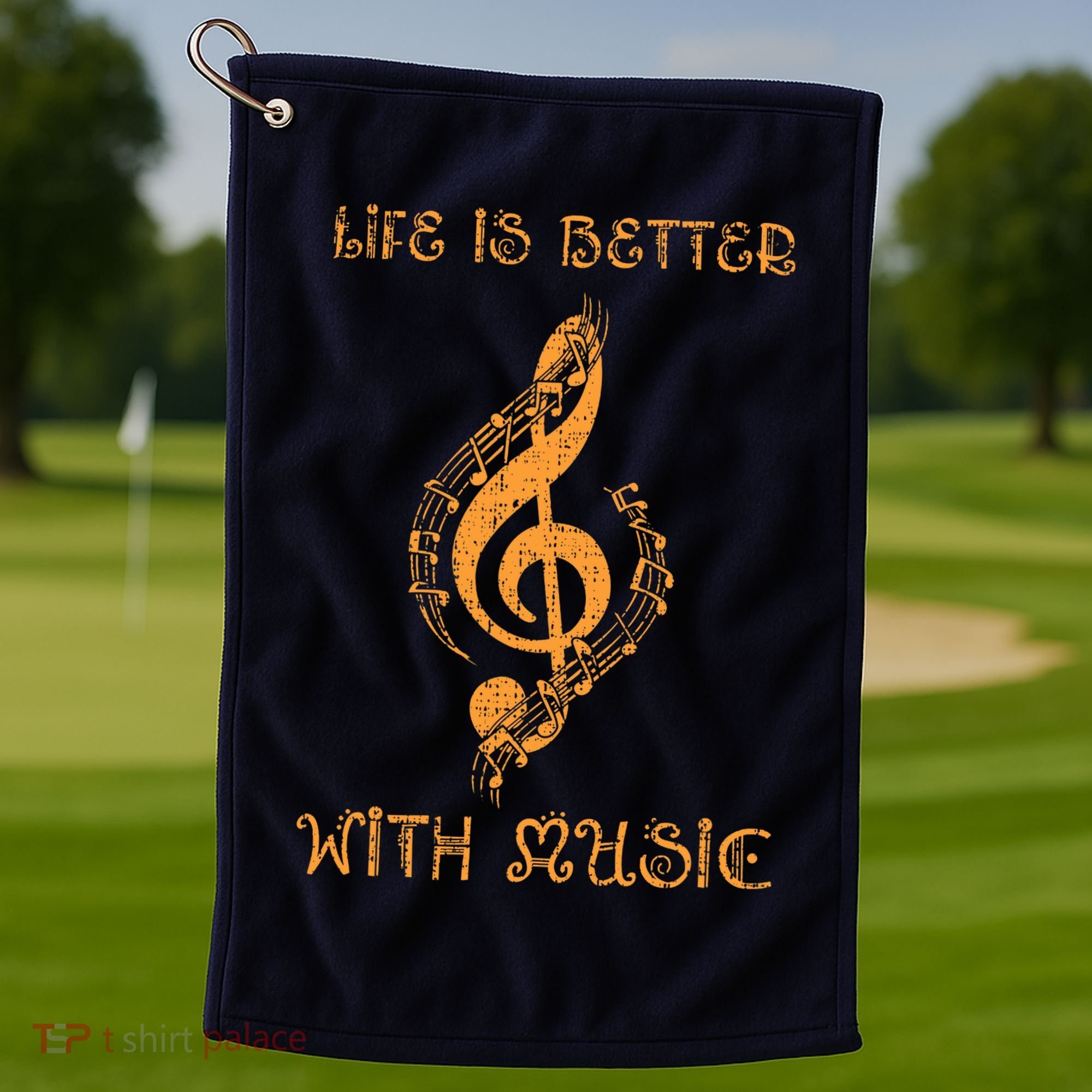 Musical Sheet Musical Note Melody Harmony Musician Golf Towel