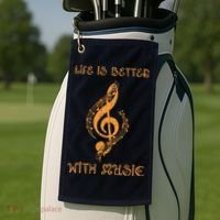 Musical Sheet Musical Note Melody Harmony Musician Golf Towel thumb 2