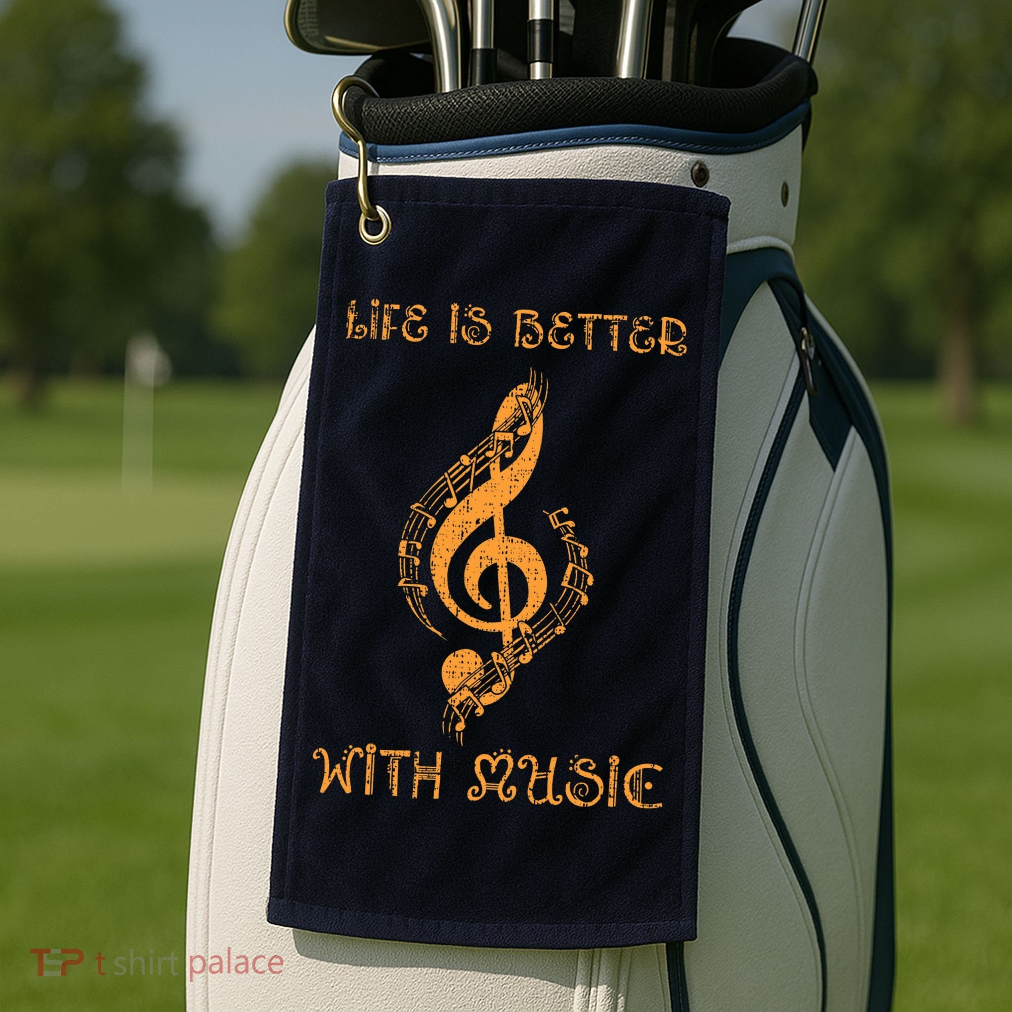 Musical Sheet Musical Note Melody Harmony Musician Golf Towel