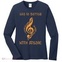 Musical Sheet Musical Note Melody Harmony Musician Women's Long Sleeve Shirt thumb 0