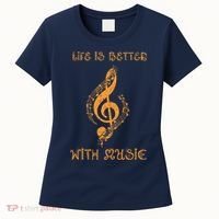 Musical Sheet Musical Note Melody Harmony Musician Women's T-Shirt thumb 0