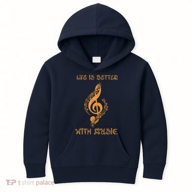Musical Sheet Musical Note Melody Harmony Musician Kids Hoodie
