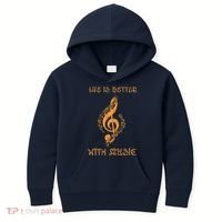 Musical Sheet Musical Note Melody Harmony Musician Kids Hoodie thumb 0