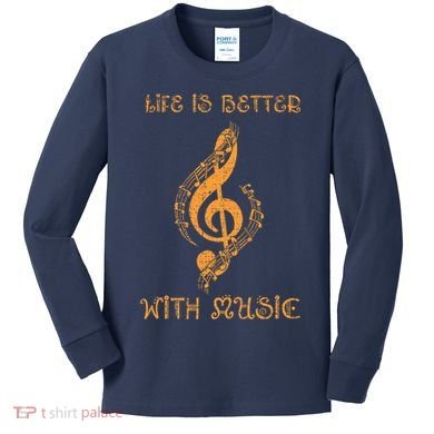 Musical Sheet Musical Note Melody Harmony Musician Kids Long Sleeve Shirt