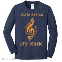 Musical Sheet Musical Note Melody Harmony Musician Kids Long Sleeve Shirt thumb 0