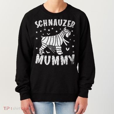 Miniature Schnauzer Mummy Halloween Gift Women's Sweatshirt
