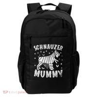 Miniature Schnauzer Mummy Halloween Gift Backpack thumb 0