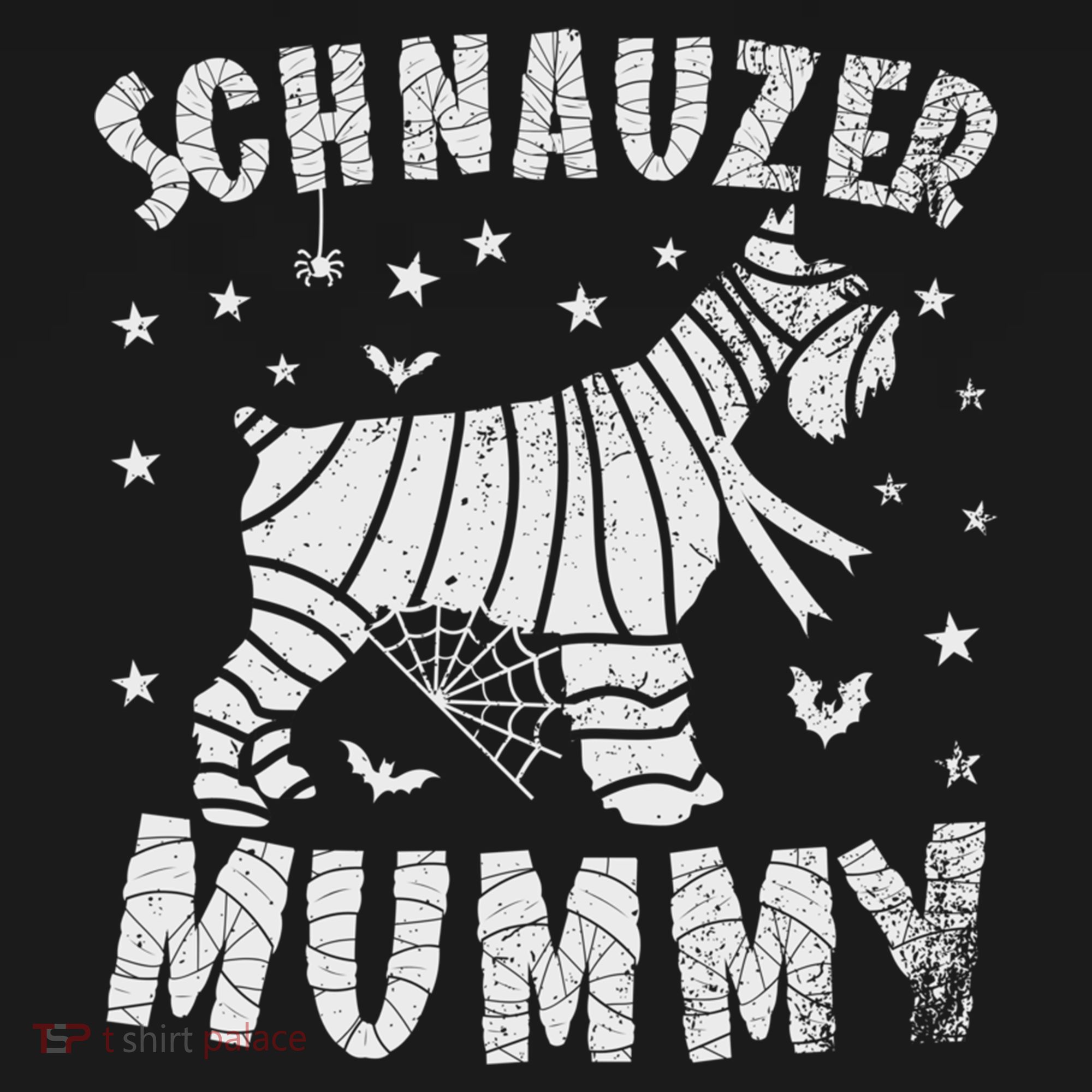 Miniature Schnauzer Mummy Halloween Gift Bucket Hat