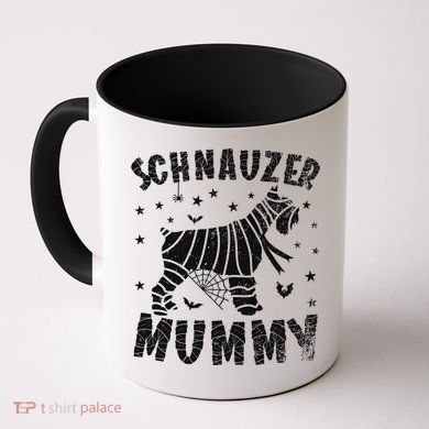 Miniature Schnauzer Mummy Halloween Gift Coffee Mug