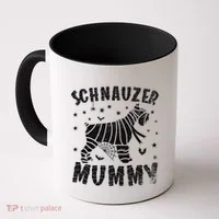 Miniature Schnauzer Mummy Halloween Gift Coffee Mug thumb 0