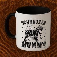 Miniature Schnauzer Mummy Halloween Gift Coffee Mug thumb 2