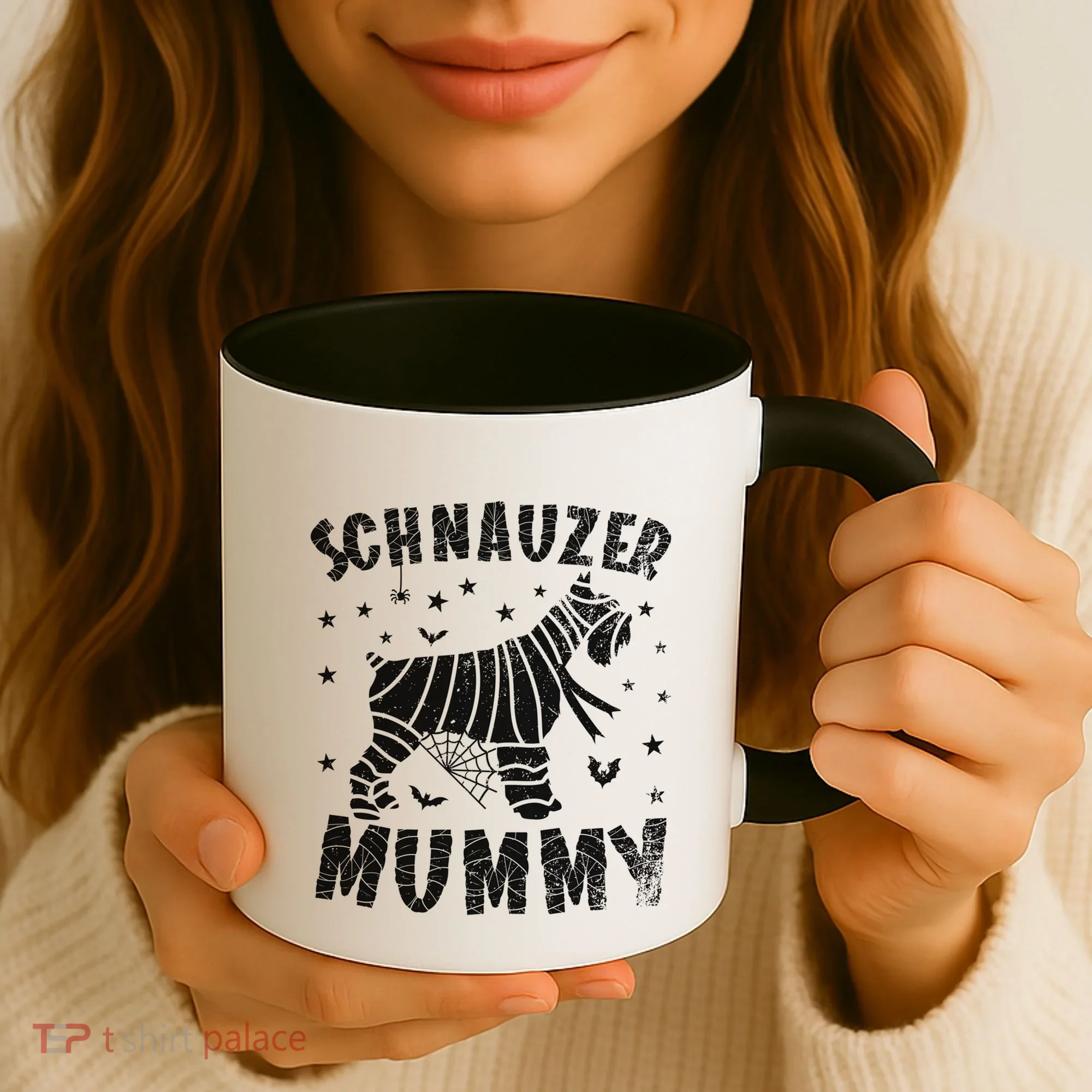 Miniature Schnauzer Mummy Halloween Gift Coffee Mug