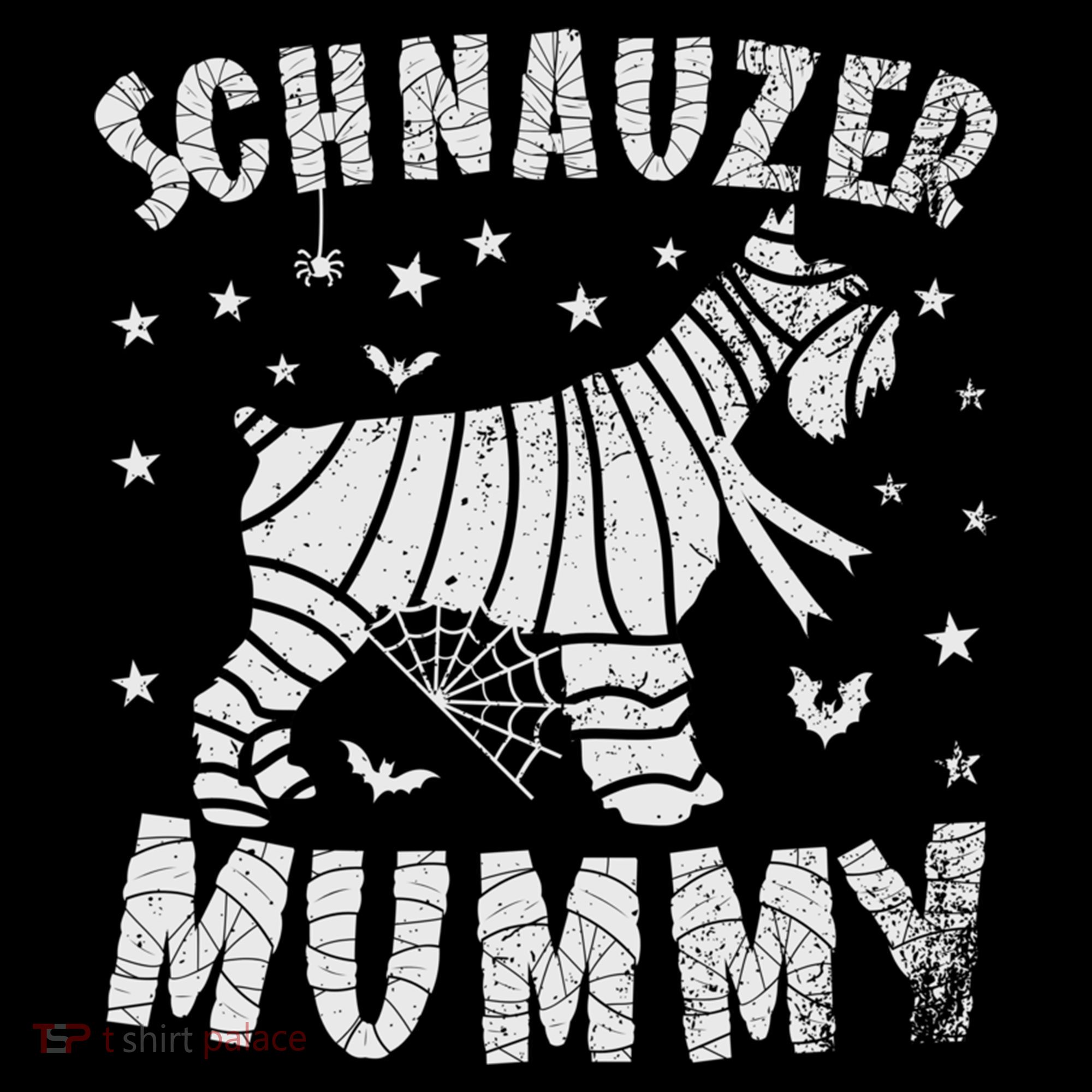 Miniature Schnauzer Mummy Halloween Gift Women's Hoodie