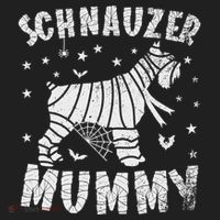 Miniature Schnauzer Mummy Halloween Gift Golf Towel thumb 3