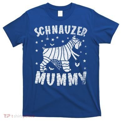Miniature Schnauzer Mummy Halloween Gift T-Shirt