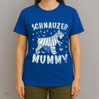 Miniature Schnauzer Mummy Halloween Gift T-Shirt thumb 4