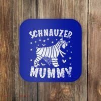 Miniature Schnauzer Mummy Halloween Gift Coaster thumb 0