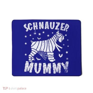 Miniature Schnauzer Mummy Halloween Gift Mousepad