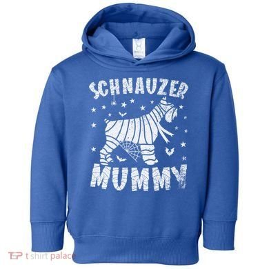 Miniature Schnauzer Mummy Halloween Gift Toddler Hoodie