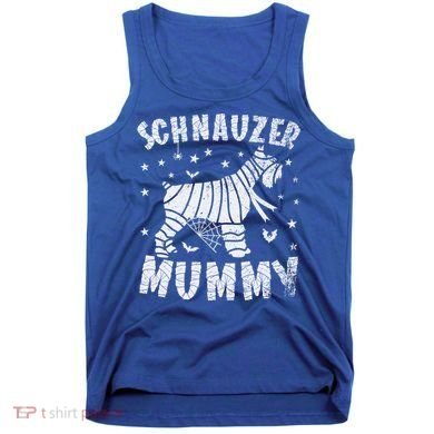 Miniature Schnauzer Mummy Halloween Gift Tank Top