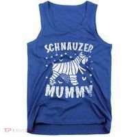 Miniature Schnauzer Mummy Halloween Gift Tank Top thumb 0