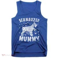 Miniature Schnauzer Mummy Halloween Gift Tank Top thumb 0