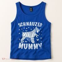 Miniature Schnauzer Mummy Halloween Gift Tank Top thumb 2