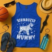 Miniature Schnauzer Mummy Halloween Gift Tank Top thumb 4