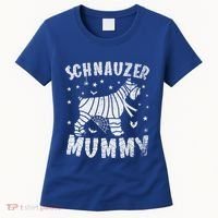 Miniature Schnauzer Mummy Halloween Gift Women's T-Shirt thumb 0