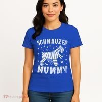 Miniature Schnauzer Mummy Halloween Gift Women's T-Shirt thumb 4