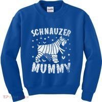 Miniature Schnauzer Mummy Halloween Gift Kids Sweatshirt thumb 0